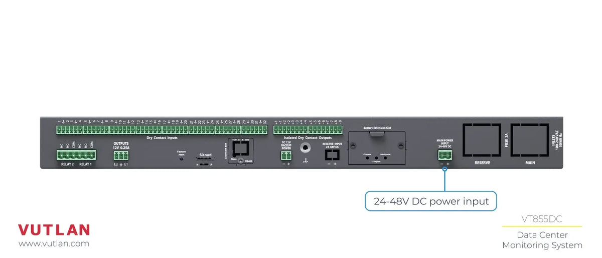 VT855 / Big Data Center Monitoring Unit – EDP Communications